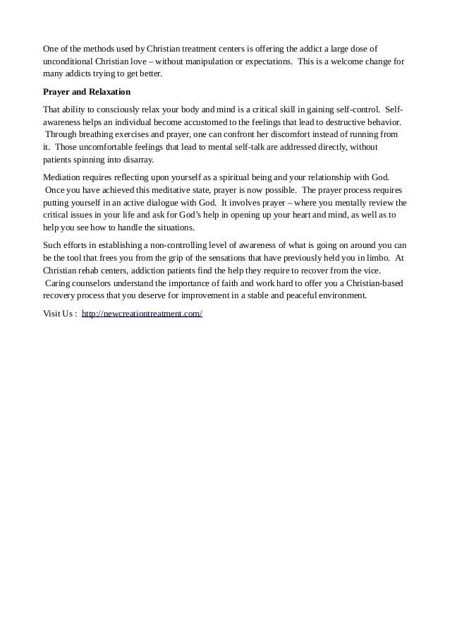 Christian 
      Addiction Support Groups