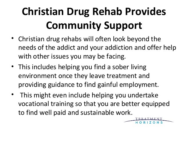 Christian Drug 
      Treatment