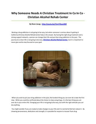 Spiritual Rehabilitation